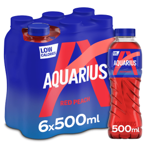 AQUARIUS RED PÊCHE PET 6X50CL