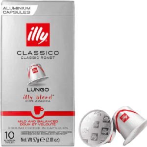 ILLY CLASSICO LUNGO 10pcs (COMPATIBLES MACHINES NESPRESSO)