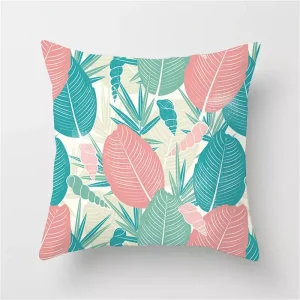 housse de coussin plante tropicale ananas