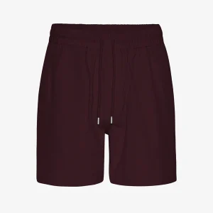 Short Twill Oxblood Red