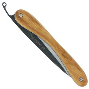 Couteau Pliant Laguiole en Aubrac “Le Couteau d’ici” Manche en Olivier Lame Brut de Forge 11 cm