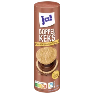 Ja! Biscuits Fourrés au Cacao 46% 500g