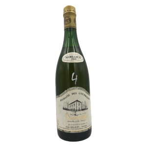 Vouvray Moelleux Blanc 1989 – Domaine Des Coudrieres (Loire)