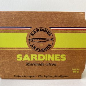 Sardines marinade citron