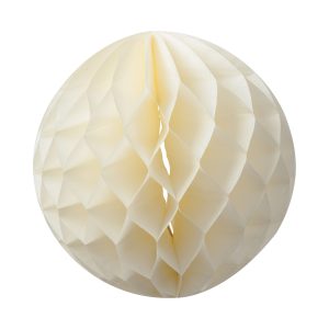 3 boules alvéolée ivoire